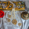Gold with clear stone Mausam