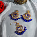Ink Blue Kundan