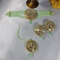 Mint Green Zahra - Choker Set