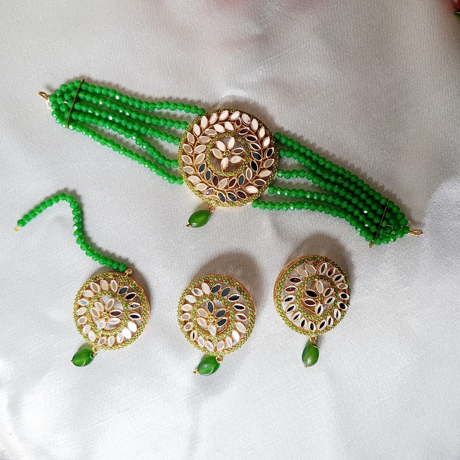 Green Zahra - Choker Set