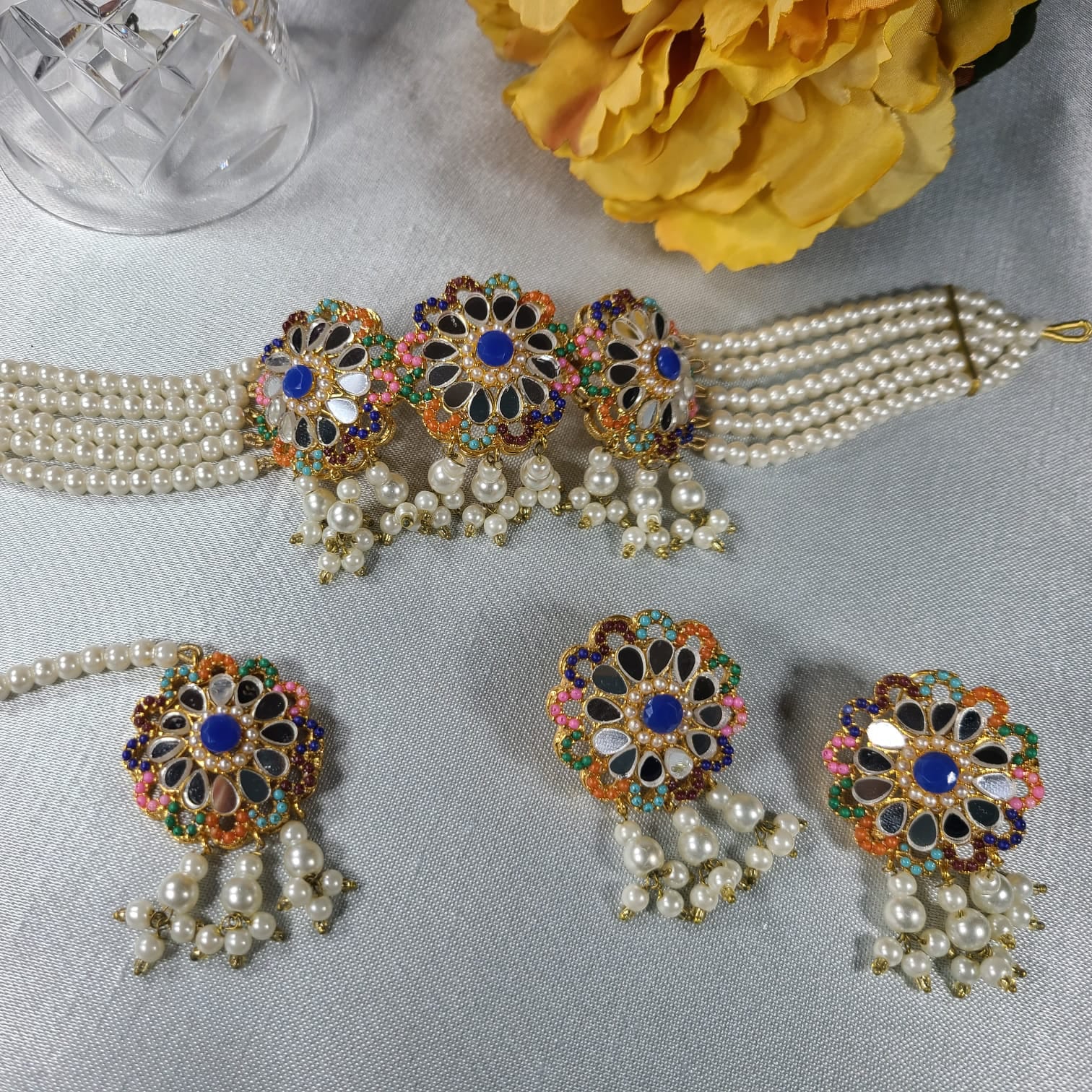 Blue Laila - Choker Set