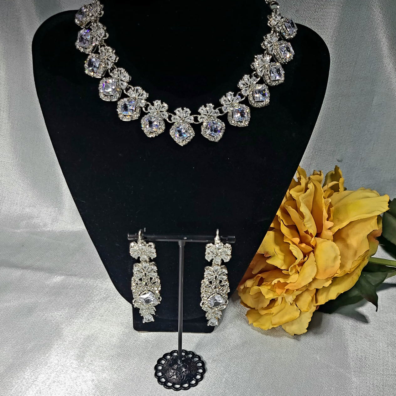 Silver Stone Necklace